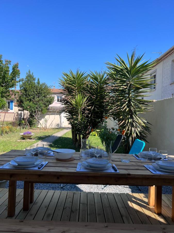 Charmante Maison Climatisee Avec Piscine Au Calme A Carcassonne Exteriér fotografie